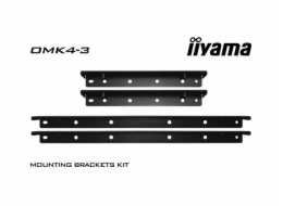 Iiyama OMK4-3 - Upevňovací komponent (4 držáky) - pro Displej LCD - velikost obrazovky: 43" - pro ProLite TF4339MSC-B1AG