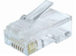 GEMBIRD LC-8P8C-002/10 LAN modular plug 8P8C for solid CAT6 LAN cable 30U 10pcs
