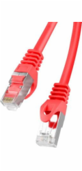 LANBERG&nbsp;Patch&nbsp;kabel&nbsp;CAT.6&nbsp;FTP&nbsp;3M&nbsp;červený&nbsp;Fluke&nbsp;Passed&nbsp;&nbsp;
