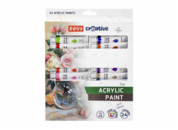 Barvy akrylové EASY Creative 24ks 12ml