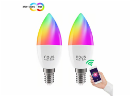 NOUS P4 WiFi Tuya RGB E14 (2ks)