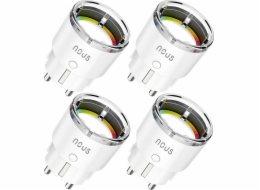 NOUS A1 (4-PACK), Smart Zásuvka, 15A, Schuko