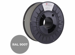 Tisková struna (filament) C-TECH PREMIUM LINE, PLA, šedý hliník, RAL9007, 1,75mm, 1kg