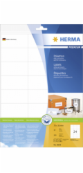 Herma&nbsp;Etikety&nbsp;70x36&nbsp;bila&nbsp;matna&nbsp;10&nbsp;listu&nbsp;DIN&nbsp;A4&nbsp;240&nbsp;kusu&nbsp;8638