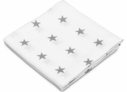 Sensillo MUSLIN DIAMOND 70X80 CM STARS GREY 093/3677