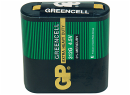 Baterie plochá 4,5 V GP Greencell (ve fólii)