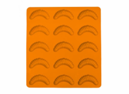 Forma na 15 ks rohlíčků silikon oranžová