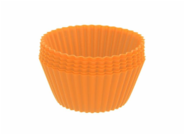 Košíček na pečení 12 ks oranžový silikon