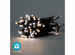 Nedis WIFILX02W50 SmartLife světelný řetěz | Tětiva | Wi-Fi | Teplé až chladné bílé | 50 LED s | 5.00 m | Android/IOS