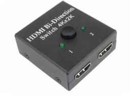 PremiumCord HDMI Switch 4K, FULL HD 1080p obousměrný 2-1 nebo 1-2