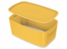 LEITZ Úložný box s víkem  MyBox Cosy, velikost S, teplá žlutá