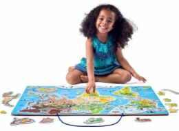 Puzzle Woody Svět v obrázcích, 2 v 1, Hraj si a uč se