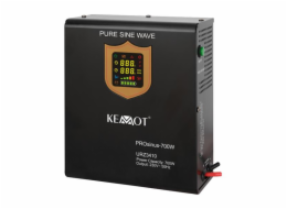 Zdroj záložní KEMOT PROsinus-1000 12V 230V 1000VA 700W Black nástěnný
