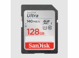 Paměťová karta Sandisk Ultra 128 GB SDXC 140 MB/s, Class 10, UHS-I