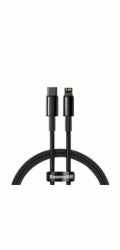 Kabel BASEUS USB TypeC M, Lightning M, 1m, černý CATLWJ-01