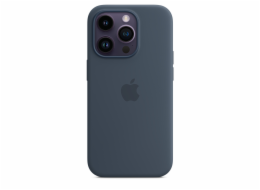 Silikonový obal pro iPhone 14 Pro s MagSafe - bouřkově modrý