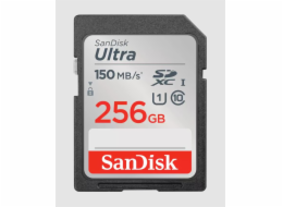 Paměťová karta Sandisk Ultra 256 GB SDXC 150 MB/s, Class 10, UHS-I