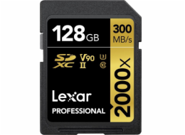 Lexar Pro 2000X SDHC/SDXC UHS-II U3(V90) R300/W260 (w/o cardreader) 128GB