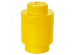 LEGO Storage Brick 1 kulatá žlutá, úložný box