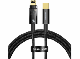 Kabel USB-C do Lightning Baseus Explorer, 20W, 1m (czarny)
