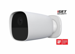 iGET SECURITY EP26 White - WiFi bateriová FullHD kamera, IP65, zvuk,samostatná a pro alarm M5-4G CZ