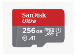 Paměťová karta Sandisk Ultra microSDXC 256GB 150 MB/s  A1 Class 10 UHS-I, adapter