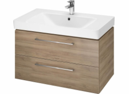 Set umyvadla se skříňkou Cersanit Lara Mille 80cm ořech