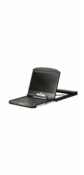Aten 1U Ultra Short Depth Single Rail WideScreen LCD Console (USB / HDMI) 1920x1080