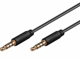 PREMIUMCORD Kabel Jack 3.5mm 4 pinový M/M 2m pro Apple iPhone, iPad, iPod