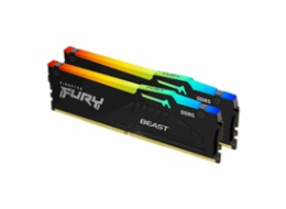 KINGSTON DIMM DDR5 32GB (Kit of 2) 5200MT/s CL40 FURY Beast RGB