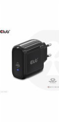 Club3D cestovní nabíječka PPS 65W GAN technologie, USB Type-C, Power Delivery(PD) 3.0 Support