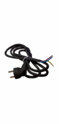 Flexo šňůra PVC 3× 1,5mm2, 5m, černá