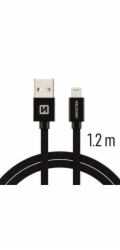 Swissten Datový Kabel Textile Usb / Lightning 1,2 M Černý