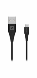 Swissten Datový Kabel Usb / Micro Usb 1,5 M Černý (6,5Mm)
