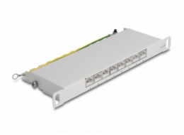 DeLOCK "10" patch panel 8 portů Cat.6A"