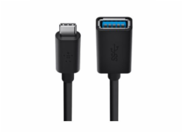 Belkin adaptér USB-C 3.0 to USB-A, 15cm, černá