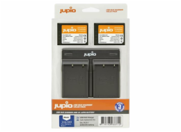 Set Jupio 2x Battery BLX-1 2280mAh + USB Dual Charger pro OM system