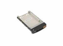 SUPERMICRO Black Gen-3 2.5" NVMe drive tray. Orange tab with lock