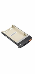 SUPERMICRO Black Gen-3 2.5" NVMe drive tray. Orange tab with lock