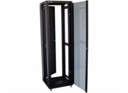 XtendLan 42U/800x1000 stojanový, černý, skleněné dveře, plná záda