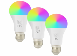 IMMAX NEO LITE SMART sada 3x žárovka LED E27 11W RGB+CCT barevná a bílá, stmívatelná, Wi-Fi, TUYA