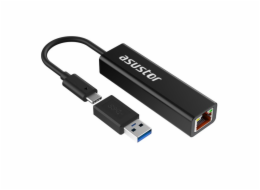 Asustor adaptér AS-U2.5G2 / USB3.2 Gen 1 type-C to 2.5GBASE-T / v balení redukce USB-C na USB-A