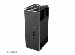 AKASA case Turing ABX, UCFF 4" X 4", černá