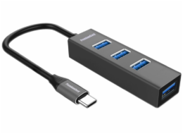 PremiumCord 5G SuperSpeed USB Hub Type C na 4x USB 3.2 Gen 1