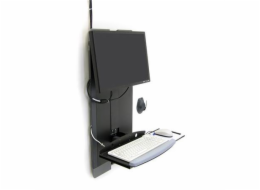 Ergotron StyleView - Montážní sada (opěrka zápěstí, mouse pouch, panel vertical lift, sklápěcí plocha pro klávesnici, podložka pro myš) - nízký profil - pro LCD displej / PC vybavení - oblast s vysoký