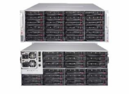SUPERMICRO 4U JBOD Storage, 44x 3,5" HS HDD (24 front + 20 rear) Dual Expander SAS3 (12Gb/s) 2x1200W (Tit.)