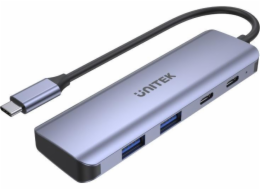 UNITEK HUB USB-C H1107Q; USB-A x2 USB-C x2