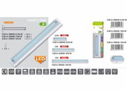 LED svítidlo GANYS TL2016-42SMD bílé,  zadní