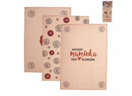Utěrka kuchyňská "NEJLEPŠÍ MAMINKA" 3 ks