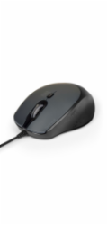 PORT optická myš SILENT, USB-A/USB-C, 3600 DPI, černá